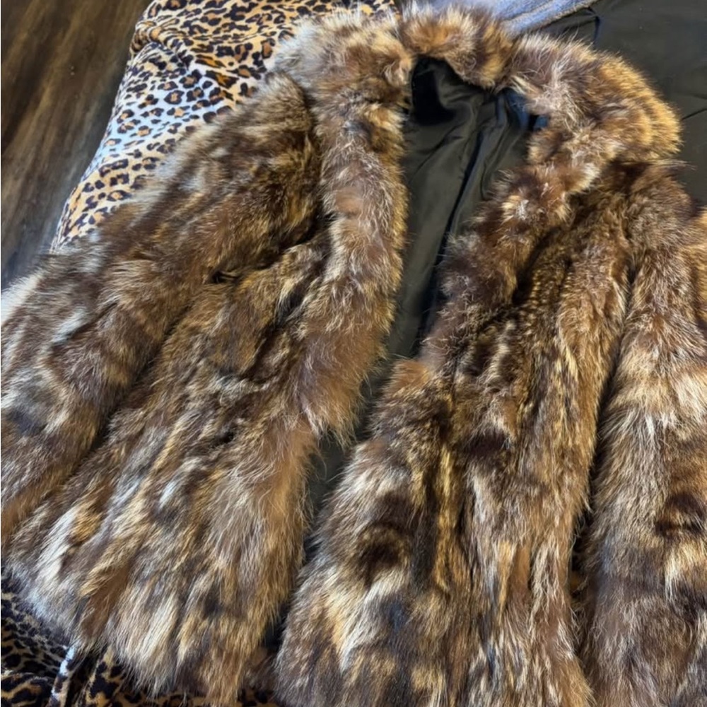 Luxurious Brown Faux Fur Coat - Women's Jacket